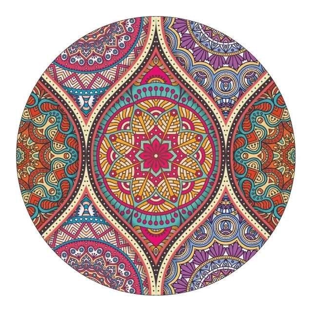 Round Fitted Tablecloth Elastic Table Cover