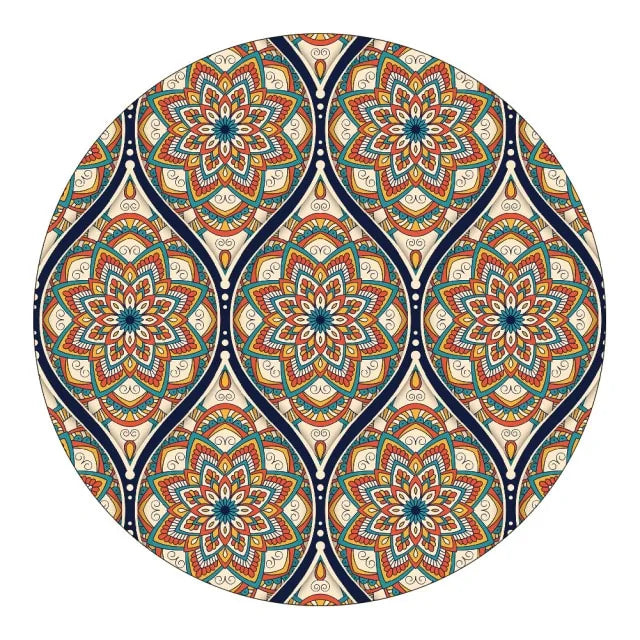 Round Fitted Tablecloth Elastic Table Cover