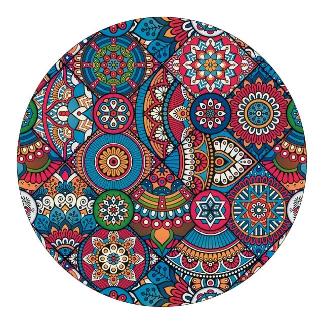Round Fitted Tablecloth Elastic Table Cover