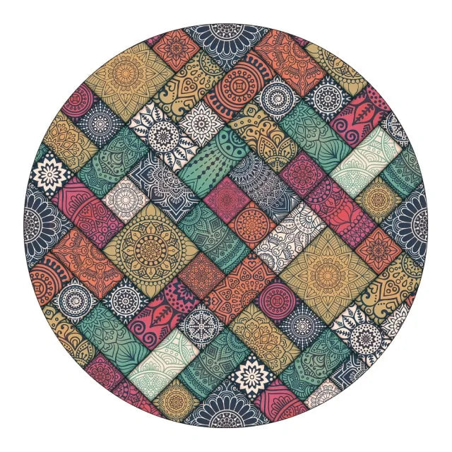 Round Fitted Tablecloth Elastic Table Cover